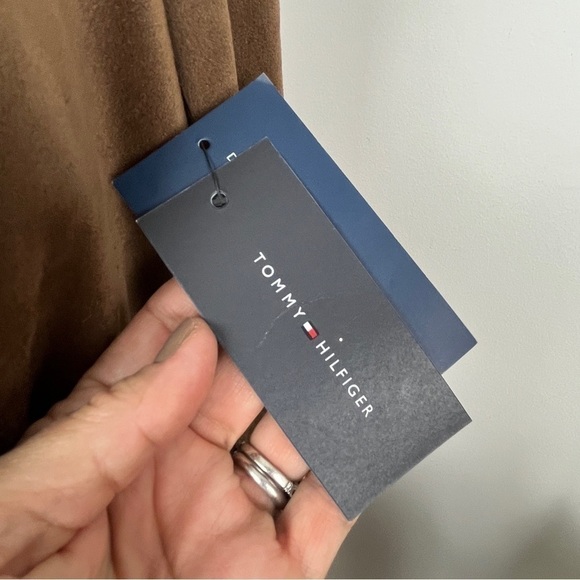 Tommy Hilfiger Faux Vegan Suede Dress. #567 Brown Size 6 NWT - Picture 11 of 11